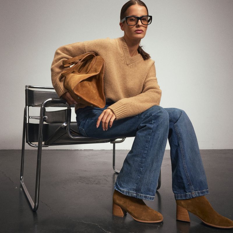 SKARA BOOTS W - SUEDE - COGNAC
